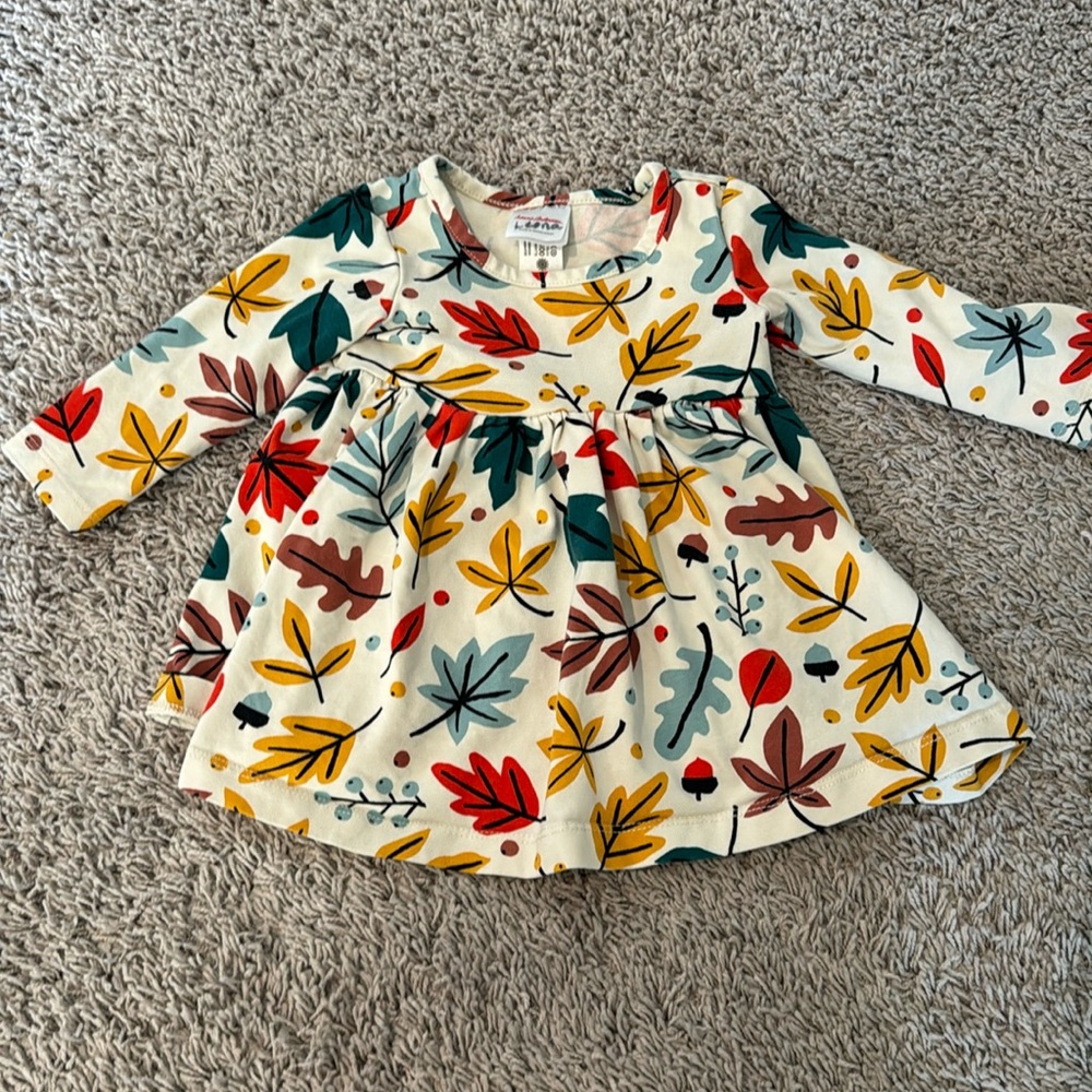 Hanna Andersson fall 6-12 month dress
